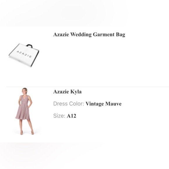 Azazie Kayla mid length bridesmaids formal dress Size A12- with pockets - Picture 2 of 15